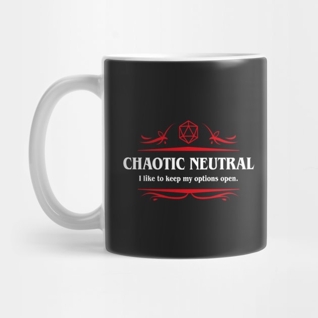 Chaotic Neutral Tabletop RPG Addict by pixeptional